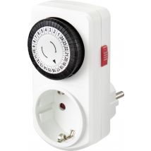 Sygonix SY-5042668 Timer/power strip analogue 24h mode 3680 W IP20 24/7 operation