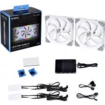 Lian Li UF-SL140-2W PC fan White (W x H x D) 140 x 140 x 25 mm incl. LED lighting