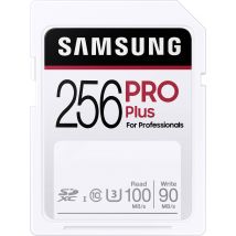 Samsung Pro Plus SDXC card 256 GB UHS-I Waterproof, shockproof