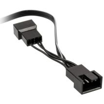 PC fan Y cable [1x PC fan socket 4-pin - 2x PC fan socket 4-pin] 0.35 m Black Kolink