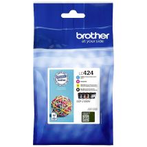 Brother Ink cartridge LC-424VAL Original Set Black, Cyan, Magenta, Yellow LC424VAL