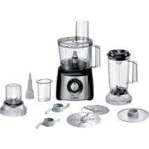 Bosch Haushalt MCM3PM386 Food processor 900 W Stainless steel, Black