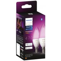 Hue LED light bulb (expansion) 871951435671900 EEC: G (A - G) Hue White & Col. Amb. Doppelpack E14 2x470lm E14 5.3 W Warm white to cool white EEC: G (A - G)