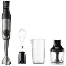 Philips Home HR2683/00 Hand-held blender 1200 W Soup blender, Whisk attachment, with graduated beaker, with blender attachment, stepless speed control Black,