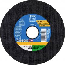 PFERD TOOLS EHT 125-1,0 PSF ALU+STONE 61819010 Cutting disc (straight) 125 mm 25 pc(s) Aluminium, Non-ferrous metal, Titanium, Titanium alloy, Cast iron,