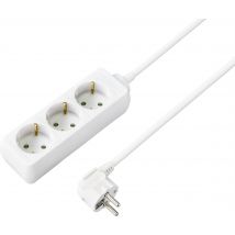 Sygonix SY-4890976 Power strip White PG connector 1 pc(s)