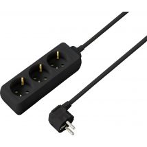 Sygonix SY-4890978 Power strip Black PG connector 1 pc(s)