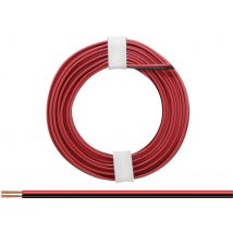 Donau Elektronik 225-01 Strand 2 x 0.25 mm² Red/black 5 m