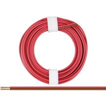 Donau Elektronik 225-08 Strand 2 x 0.25 mm² Red brown 5 m