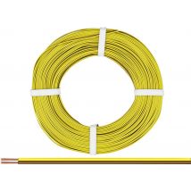 Donau Elektronik 225-380 Strand 2 x 0.25 mm² Brown-yellow 50 m