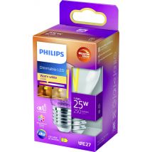 Philips LED 871951432419000 LED (monochrome) EEC D (A - G) E-27 Teardrop shape 2.5 W = 25 W Warm white (Ø x L) 45 mm x 78 mm 1 pc(s)