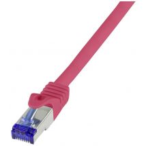 LogiLink C6A084S RJ45 Network cable, patch cable CAT 6A S/FTP 7.50 m Red 1 pc(s)