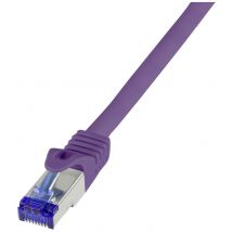 LogiLink C6A039S RJ45 CAT 6A S/FTP 1.00 m Violet 1 pc(s)