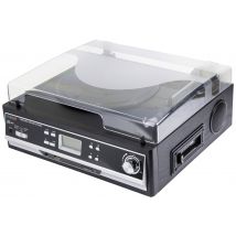Technaxx TX-22+ USB turntable Belt drive Black