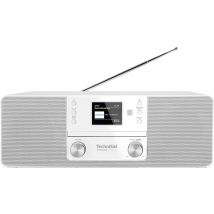 TechniSat DIGITRADIO 370 CD IR Desk radio DAB+, DAB, FM, Internet Wi-Fi, Bluetooth, CD, USB, Internet radio Incl. remote control White