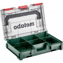 Metabo 626896000 metaBOX 63 XS Tool box Acrylonitrile butadiene styrene Green, Transparent