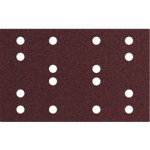 Adhesive sanding sheets 80 x 133 mm, P 100, 16 holes, with Velcro adhesion (SRA) Metabo 635193000