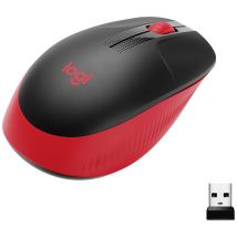 Logitech M190 Mouse Radio Optical Red 3 Buttons 1000 dpi