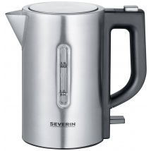 Severin WK 3647 Kettle BPA-free Stainless steel, Black Capacity: 0.5 l