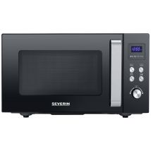 Severin MW 7763 Microwave Black, Stainless steel 900 W Grill function