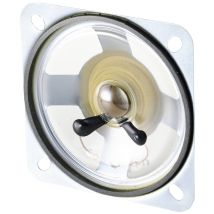 TRU COMPONENTS Mini speaker 7.7 cm 1 W 8 Ω 91 dB Plastic diaphragm, Transparent diaphragm