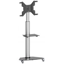 SpeaKa Professional SP-TVC-500 TV trolley Height-adjustable 94,0 cm (37) - 203,2 cm (80) Floor stand, Height-adjustable, Tiltable