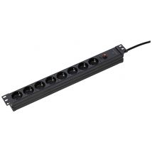 AS Schwabe 18192 19 power strip Black C13 connector 1 pc(s)