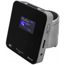 soundmaster UR260SI Radio alarm clock DAB+, FM AUX, Bluetooth, USB Alarm clock Grey