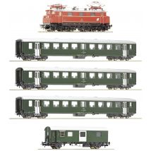 Roco 61494 H0 5er-Set E-Loc 1670.27 with passenger train of Austrian Federal Railways