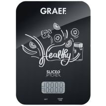 Graef KS 202 Kitchen scales Digital Weight range=5 kg Black 200 x 145 x 17