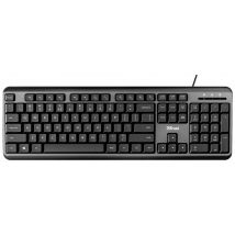 Trust Ody Corded, USB Keyboard German, QWERTZ Black