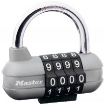 Master Lock P22164 Padlock Silver, Black Combination