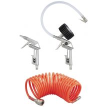 TOOLCRAFT Pneumatic tool set 12 bar
