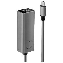 LINDY neu Network adapter 2.5 GBit/s USB C® (USB 3.1 1st gen), Gigabit LAN (1/2.5 Gbps) , RJ45