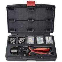 TOOLCRAFT TO-7703463 Crimper set 83-piece Ferrules 0.5 up to 35 mm² Incl. ferrule set and case, incl. exchangeable crimp insets