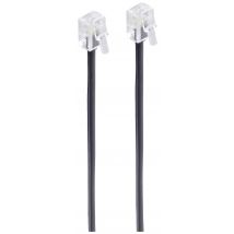 Shiverpeaks Western Cable [1x RJ11 6p4c plug - 1x RJ11 6p4c plug] 6 m Black