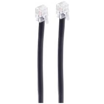 Shiverpeaks Western Cable [1x RJ12 6p6c plug - 1x RJ12 6p6c plug] 3 m Black