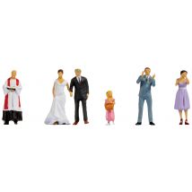 NOCH H0 Wedding couple Painted
