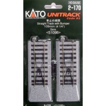 H0 Kato Unitrack 2-170 Track with buffer stop 109 mm 2 pc(s)