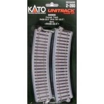H0 Kato Unitrack 2-260 Curve 4 pc(s)