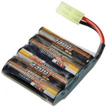Reely Scale model battery pack (NiMH) 4.8 V 2300 mAh No. of cells: 4 AA Side by side Mini Tamiya