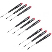 TOOLCRAFT Screwdriver set 9-piece Slot, Phillips, Star