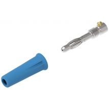Electro PJP 1060-C-CD1-BL Banana plug Plug, straight Pin diameter: 4 mm Blue 1 pc(s)