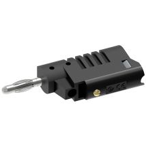 Electro PJP 1080-CD1-N Jack plug Plug, straight Pin diameter: 4 mm Black 1 pc(s)