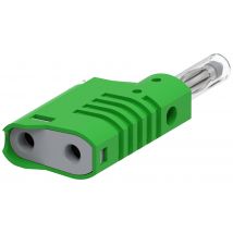 Electro PJP 1089-CD1-V Jack plug Plug, straight Pin diameter: 4 mm Green 1 pc(s)