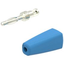 Electro PJP 210-C-CD1-BL Jack plug Plug, straight Pin diameter: 2 mm Blue 1 pc(s)