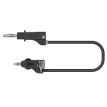 Electro PJP 2110-CD1-25N Test lead Jack plug Jack plug 25 cm Black 1 pc(s)