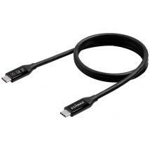 EDIMAX USB cable USB4™, Thunderbolt™ 3 USB-C® plug 0.50 m Black UC4-0050TB