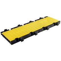 DEFENDER by Adam Hall Cable bridge middle part 869300 Polyurethane Black/yellow No. of channels: 5 1000 mm Content: 1 pc(s)