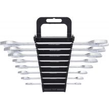 KS Tools 5170148 517.0148 Double-ended open ring spanner set Spanner size (metric) 6 - 22 mm